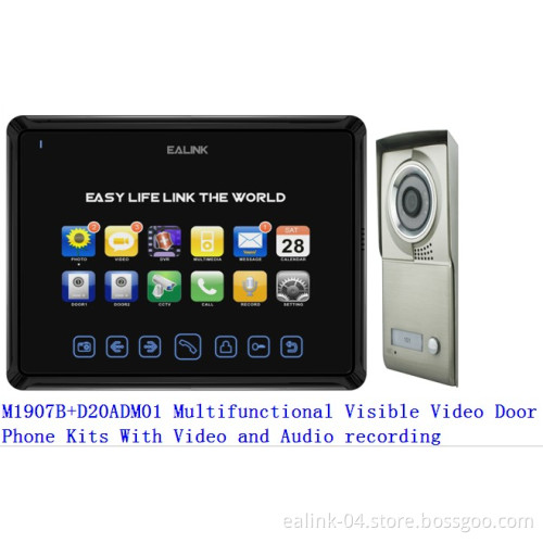 Video Door Phone Kits with Photo Capture (M1907B+D20ADM01)